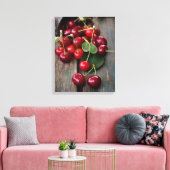 Frischkirschen Leinwanddruck (Insitu (Wohnzimmer))