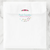 Frischkosmetik Runder Aufkleber (Tasche)