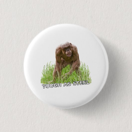 Frischloser Reißverschluss als Stahl Button (Vorderseite)