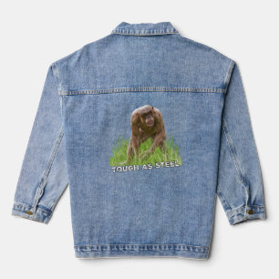 Frischloser Reißverschluss als Stahl Jeansjacke