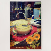 Frischmais / Landleben - Garten Puzzle (Vertikal)