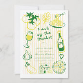 Frischmarkt-Celebration-Dusche Einladung (Vorderseite)