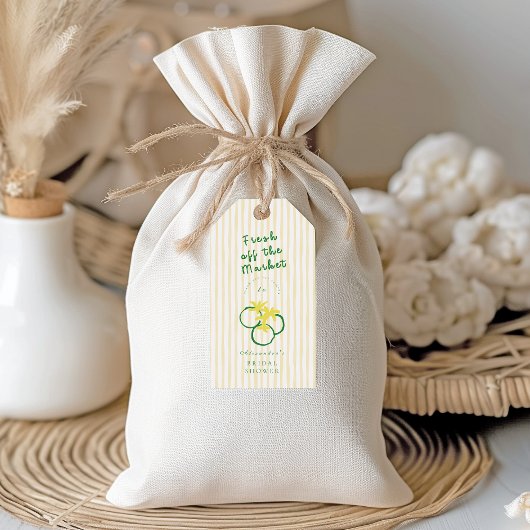 Frischmarkt-Celebration-Dusche Geschenkanhänger
