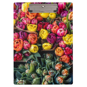 Frischmarkt für Blumen – Lebendige Blumenwelt Klemmbrett