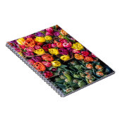 Frischmarkt für Blumen – Lebendige Blumenwelt Notizblock (Rechte Seite)