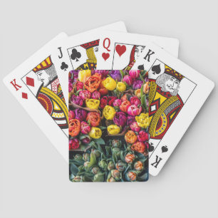 Frischmarkt für Blumen – Lebendige Blumenwelt Spielkarten