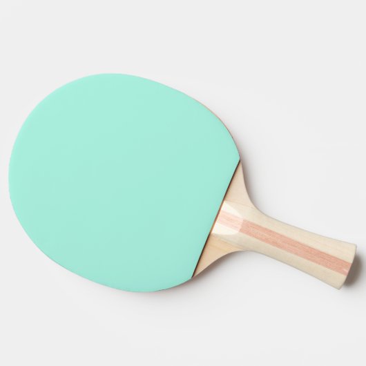 Frischminze in fester Farbe Tischtennis Schläger (Seitenansicht)