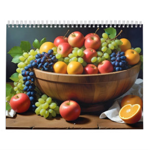 Frischobst Angebot Gesunde, farbenfrohe Lebensmitt Kalender