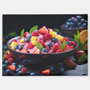 Frischobst Angebot Gesunde, farbenfrohe Lebensmitt Magnet