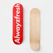 Frischplatte Skateboard (Vorderseite)