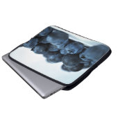 Frischreife Blaubeeren Laptopschutzhülle (Vorne Knopf)