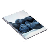 Frischreife Blaubeeren Notizblock (Rechte Seite)