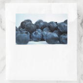 Frischreife Blaubeeren Rechteckiger Aufkleber (Tasche)