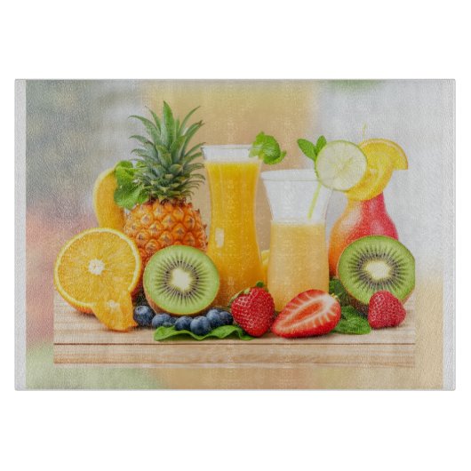 Frischsaftfrüchte Schneidebrett (Vorderseite)