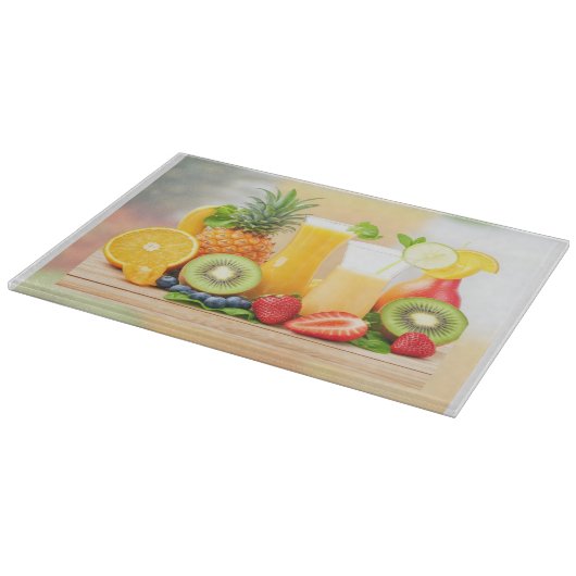 Frischsaftfrüchte Schneidebrett (Ecke)