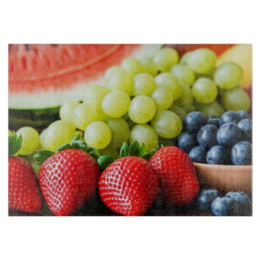 Frischsaftfrüchte Schneidebrett (Vorderseite)