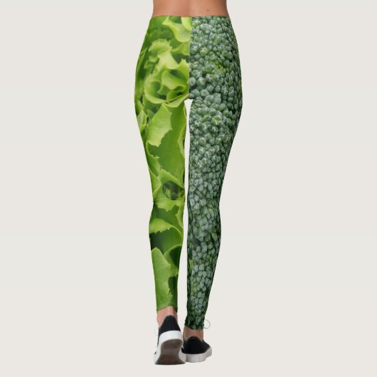 Frischsalat und Broccoli Leggings (Rückseite)
