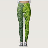 Frischsalat und Broccoli Leggings (Vorderseite)