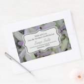 Frischsalz oder andere Salbeikonserven Rechteckiger Aufkleber (Umschlag)