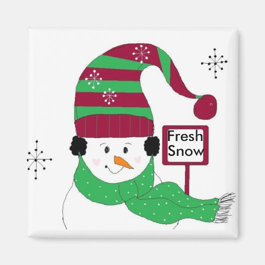 Frischschnee Magnet (Vorne)