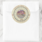 Frischseife auf Bauernhof anpassen Runder Aufkleber (Tasche)