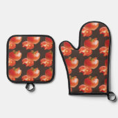 FrischTomate Ofenhandschuh & Topflappen-Set (Vorderseite)