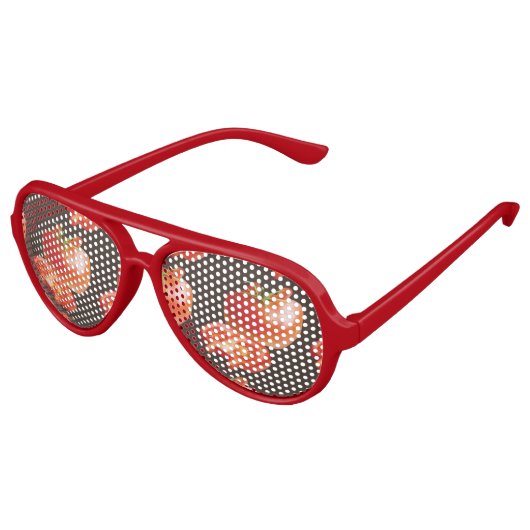 FrischTomate Partybrille (Schrägansicht)