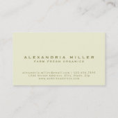 FrischTomaten | BIO | KOCH | Ernährungsberaterin Visitenkarte (Rückseite)