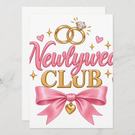 Frischvermählten-Club-Flat-Programm Programm (Vorne/Hinten)