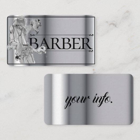 Frischvorlage gezeichnet visitenkarte (Vorne/Hinten)