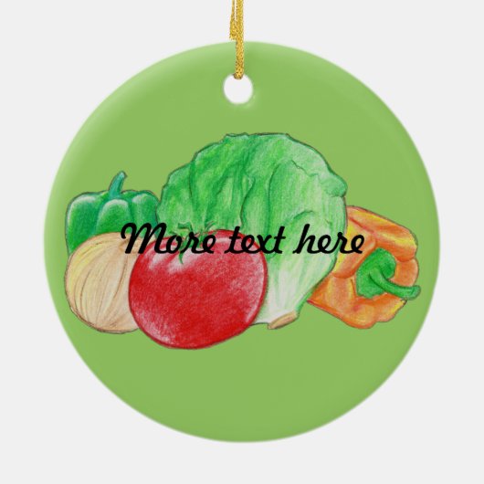 Frischware-Verzierung Keramik Ornament (Hinten)