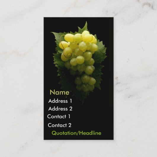 Frischware Visitenkarte (Vorderseite)