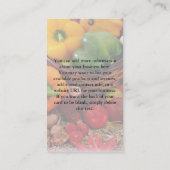 Frischware-Visitenkarten Visitenkarte (Rückseite)