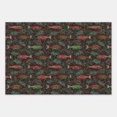 Frischwasser Fisch Stilvolle Design Trout Fischen  Geschenkpapier Set (Vorderseite 2)