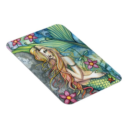 Frischwasser Mermaid Vinyl Magnet (Rechte Seite)