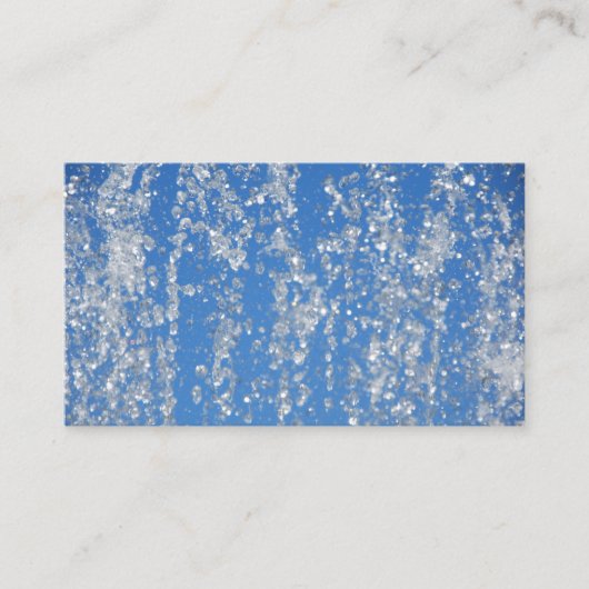 Frischwasser Visitenkarte (Vorderseite)