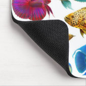 Frischwasseraquarium-Fische Mousepad (Ecke)