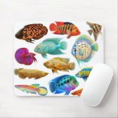 Frischwasseraquarium-Fische Mousepad (Mit Mouse)
