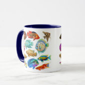 Frischwasseraquarium fischt Tasse (Vorderseite Links)