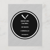 Frischwerkskreis und Streifen schwarz Flyer (Hinten)