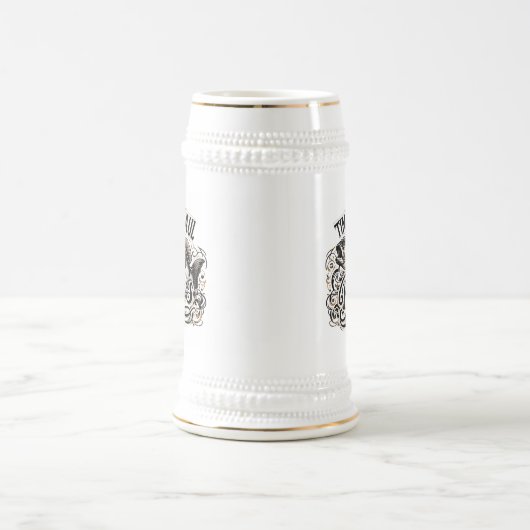 Frischzeit für den Hochseefang Bierglas (Mittel)