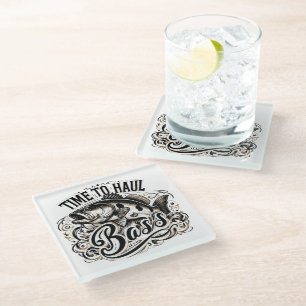 Frischzeit für den Hochseefang Glasuntersetzer