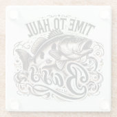 Frischzeit für den Hochseefang Glasuntersetzer (Rückseite)