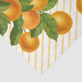 Frischzitrusorangen, Aquarellpinstripe Seidenpapier (Ausschnitt)