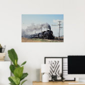 Frisco 2-10-0, Nr. 1630, Illinois-Eisenbahnmuseum, Poster (Heimbüro)