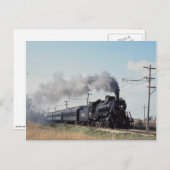 Frisco 2-10-0, Nr. 1630, Illinois-Eisenbahnmuseum, Postkarte (Vorne/Hinten)