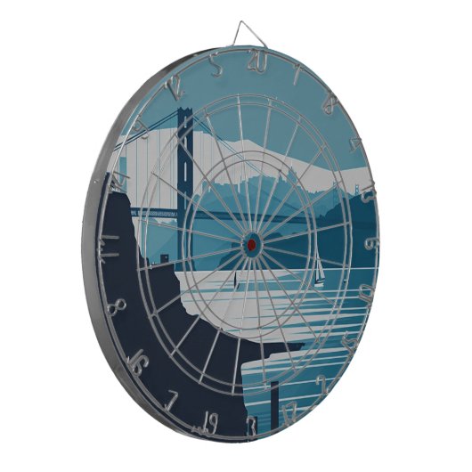 FRISCO BAY #1 DARTSCHEIBE (Vorderseite Links)