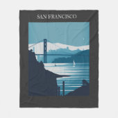 FRISCO BAY #1 FLEECEDECKE (Vorderseite)