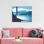 FRISCO BAY #1 LEINWANDDRUCK (Insitu (Wohnzimmer))
