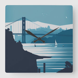 FRISCO BAY #1 QUADRATISCHE WANDUHR